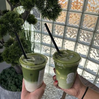 Eight Grams Matcha - Lavender matcha and golden banana matcha - Coffee & Tea Near Me - Berkeley, California Eight Grams Matcha - Lavender matcha and golden banana matcha - Coffee & Tea Near Me - Berkeley, California