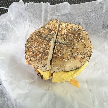 Bagel Bakery - Bacon egg and cheese on an everything bagel - Bagels Near Me - Gainesville, Florida Bagel Bakery - Bacon egg and cheese on an everything bagel - Bagels Near Me - Gainesville, Florida
