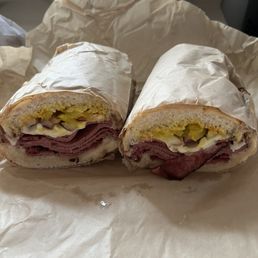 Hot Pastrami Sandwich