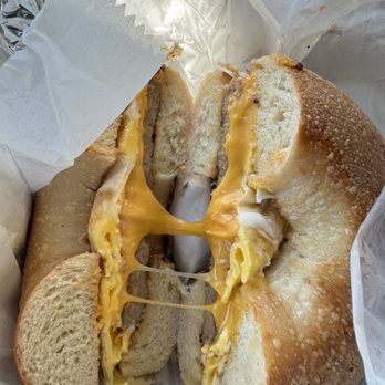 Bagelwich Bagel Bakery - SEC on a toasted garlic bagel - Bakeries Near Me - Verona, New Jersey Bagelwich Bagel Bakery - SEC on a toasted garlic bagel - Bakeries Near Me - Verona, New Jersey