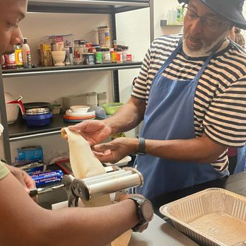 Chef Leo's Food Lab - Flattening the pasta (3times) - Cooking Classes Near Me - Mesa, Arizona