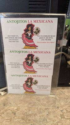 Menu photo 1 Antojitos La Mexicana Jessup, MD Menu photo 1 Antojitos La Mexicana Jessup, MD