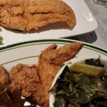 Gatlin's Fins & Feathers - (couldn't get video attached) Fish, chicken and greens - Southern Near Me - Houston, Texas