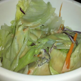 Oba Sushi Thai Tapas - 050212:  side salad... - Japanese Near Me - Pasadena, California