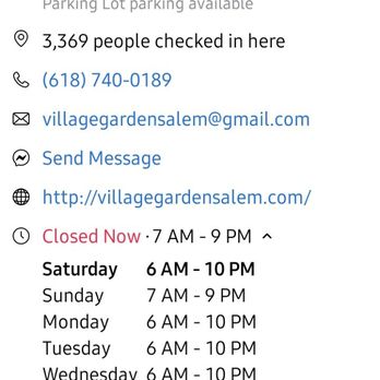 Village Garden Salem - a message sent by a customer - American Near Me - Salem, Illinois Village Garden Salem - a message sent by a customer - American Near Me - Salem, Illinois