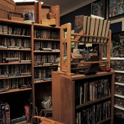 Treasure Chests & Auctions - 1000 DVDs $1, blue ray, special sets.HQ for decor storage; vntg wood beverage, metal crates, artisan wood. 75# LEGOS!