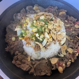 Jumbo beef Teppan Rice