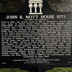 John R. Mott House Site