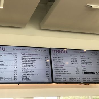 Sun Tea Mix - Menu - Bubble Tea Near Me - Honolulu, Hawaii