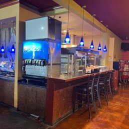 ows the bar area