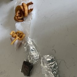 Sneaky Pete's Hot Dogs - Rings and fries