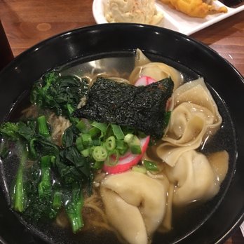Tanaka Saimin - Tanaka Saimin special it came with this Saimin along with a choice of toss or Mac salad, a shrimp tempura, and Teri beef!! - Japanese Near Me - Honolulu, Hawaii