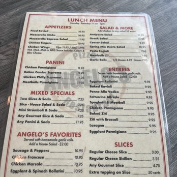 Angelo’s Pizzeria - Lunch menu-Saturday too! - Pizza Near Me - Davie, Florida Angelo’s Pizzeria - Lunch menu-Saturday too! - Pizza Near Me - Davie, Florida