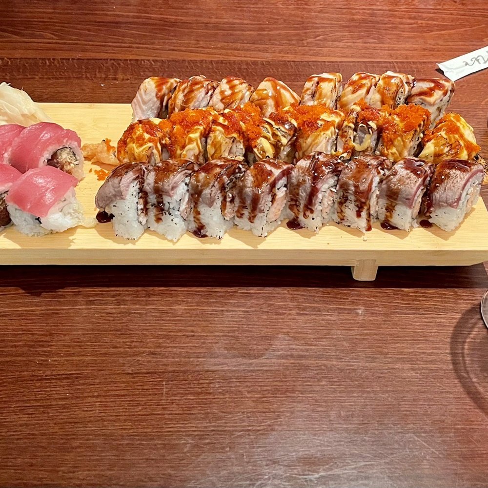 Big O roll. Heated Salmon. NY strip roll. Seared salmon. Skinny cosmo cocktail Big O roll. Heated Salmon. NY strip roll. Seared salmon. Skinny cosmo cocktail
