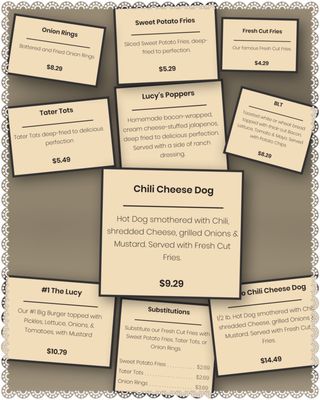Lucy's Big Burgers by null