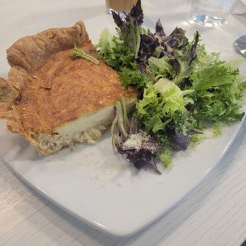 The Bread & Board - Quiche of the day with salad - Sandwiches Near Me - Jacksonville, Florida