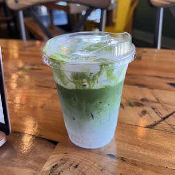 Cafe HwaSan - Cloud Matcha Latte - Korean Near Me - Plano, Texas