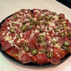 Fultano's Pizza - Pepperoni, jalapeño, pineapple!