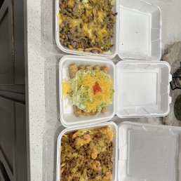 Keeping it traditional! Adobada Tsunami Fries, Carne Asada fries and roll tacos! Ask for American guacamole! Keeping it traditional! Adobada Tsunami Fries, Carne Asada fries and roll tacos! Ask for American guacamole!