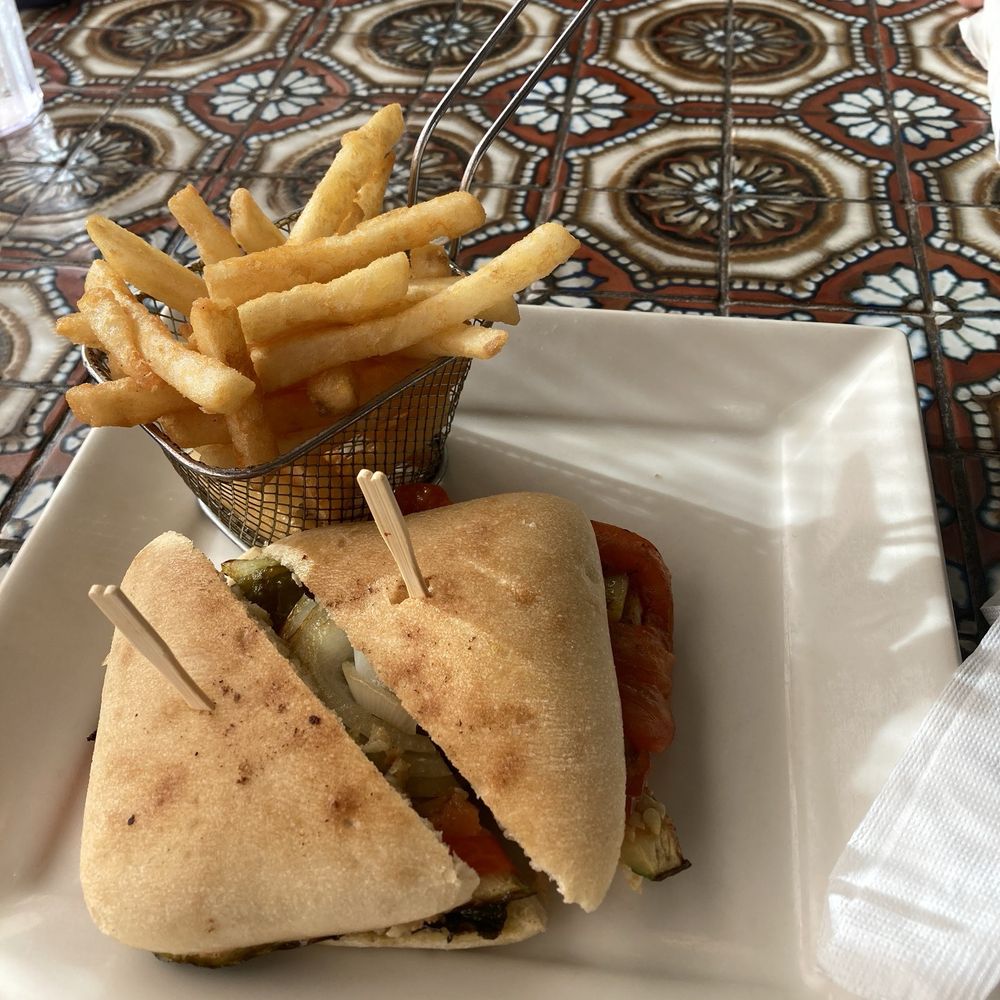 The Grill - Grilled vegetable sandwich no feta - American Near Me - Lone Pine, California The Grill - Grilled vegetable sandwich no feta - American Near Me - Lone Pine, California