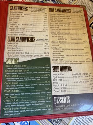 Menu photo 1 Toro Place Cafe Salinas, CA Menu photo 1 Toro Place Cafe Salinas, CA