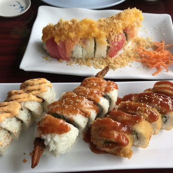 Sapporo - Feta and a Rainbow roll. - Sushi Bars Near Me - San Antonio, Texas Sapporo - Feta and a Rainbow roll. - Sushi Bars Near Me - San Antonio, Texas