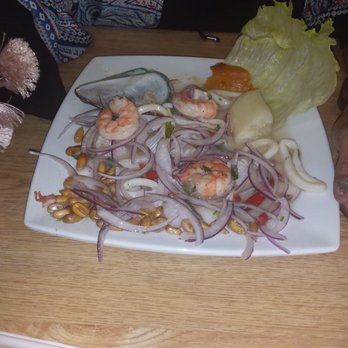 Cuzco Cuisine - Irving - Ceviche mixto - Peruvian Near Me - Irving, Texas Cuzco Cuisine - Irving - Ceviche mixto - Peruvian Near Me - Irving, Texas