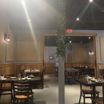 Norcina - Back room-there's a bar door that divides the back room for a private event. - Italian Near Me - New City, New York Norcina - Back room-there's a bar door that divides the back room for a private event. - Italian Near Me - New City, New York