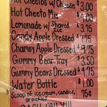 Silva's Sno-Cone - Special order menu... - Ice Cream & Frozen Yogurt Near Me - Alice, Texas