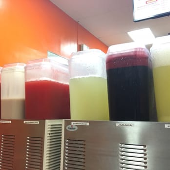 Top Shelf Tacos - Freshly made juices. Definitely get the watermelon! You can also sample various juices - Mexican Near Me - Carson, California