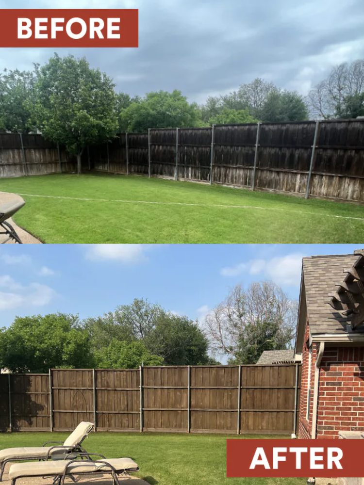 Slide of Calahan Fence Staining