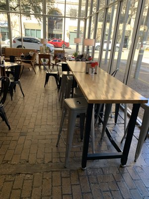 Photo of 8th St. Coffee House - Wichita Falls, TX, US. tables and chairs