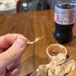 A feather from my pulled chicken plate