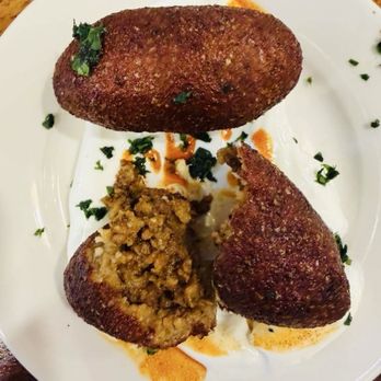Kapari Restaurant - Icli Kofte(Stuffed Bulgur Meatballs) - Mediterranean Near Me - San Francisco, California Kapari Restaurant - Icli Kofte(Stuffed Bulgur Meatballs) - Mediterranean Near Me - San Francisco, California