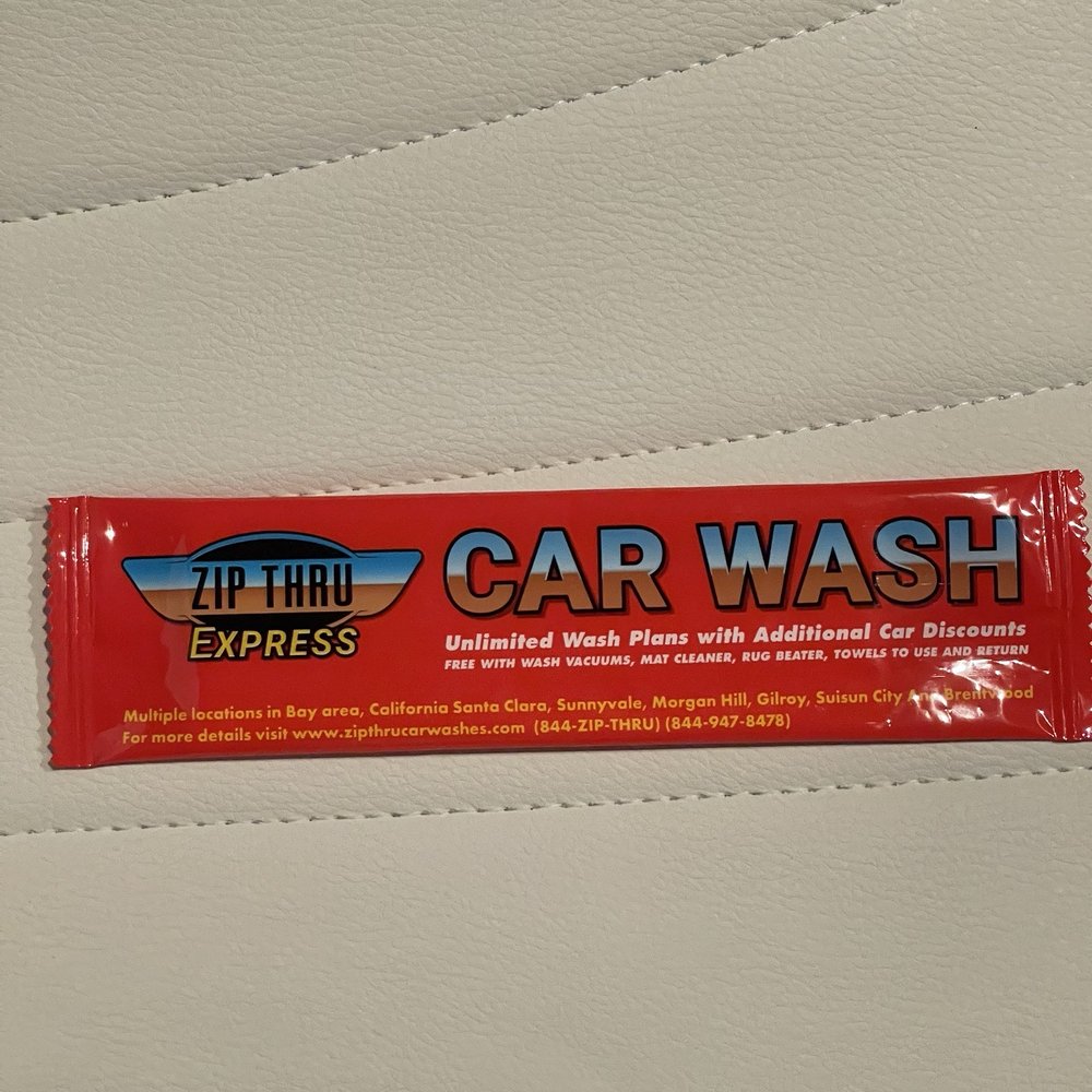 Zip Thru Express - Pack of complimentary dash wipes. - Car Wash Near Me - Brentwood, California Zip Thru Express - Pack of complimentary dash wipes. - Car Wash Near Me - Brentwood, California