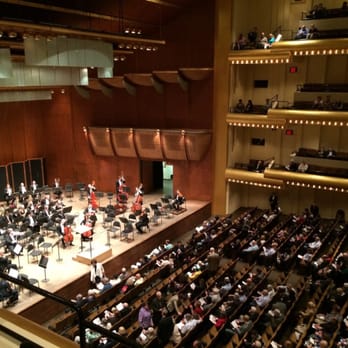 New York Philharmonic - View from the left second tier at Avery Fisher Hall - Performing Arts Near Me - New York, New York