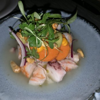 Señor Bear - Shrimp and octopus ceviche small and expensive - Latin American Near Me - Denver, Colorado