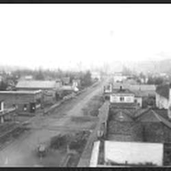 Granite Falls Historical Museum - Granite Falls in 1908, take from atop Iron Mountain, now a large quarry.