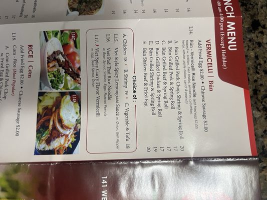 Menu photo 4 Pho Shop New York, NY