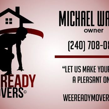 Wee Ready Movers - Movers Near Me - Beltsville, Maryland Wee Ready Movers - Movers Near Me - Beltsville, Maryland