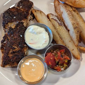 Jonah's 2601 Oyster Bar - Blackened grouper - Seafood Near Me - East Peoria, Illinois