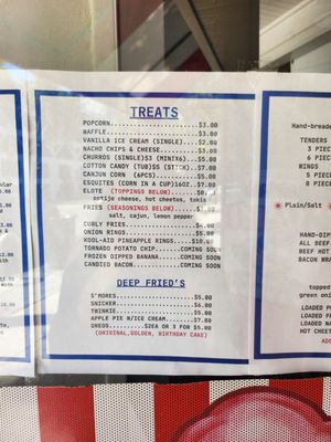Menu photo 1 Tiny's Carnival San Jose, CA