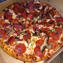 Domino's Pizza - Medium pizza (part of the get two for 5.99 promo)- yummy