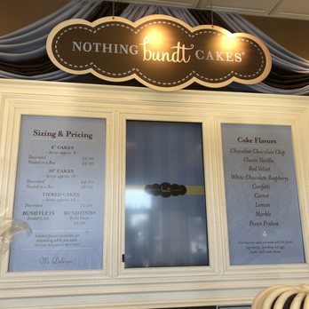 Nothing Bundt Cakes - menu/prices (May 2020) - Bakeries Near Me - Rancho Cucamonga, California Nothing Bundt Cakes - menu/prices (May 2020) - Bakeries Near Me - Rancho Cucamonga, California