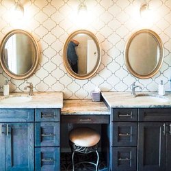 Mr. Fix It of Sierra Vista - This is the type of bathroom vanity we all dream of! With his-and-hers sinks, lots of light, and a touch of class!