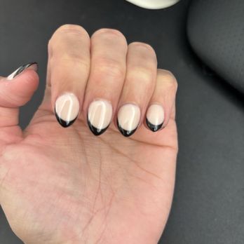 KT The Nail Spa - Black French tips - Day Spas Near Me - San Antonio, Texas KT The Nail Spa - Black French tips - Day Spas Near Me - San Antonio, Texas