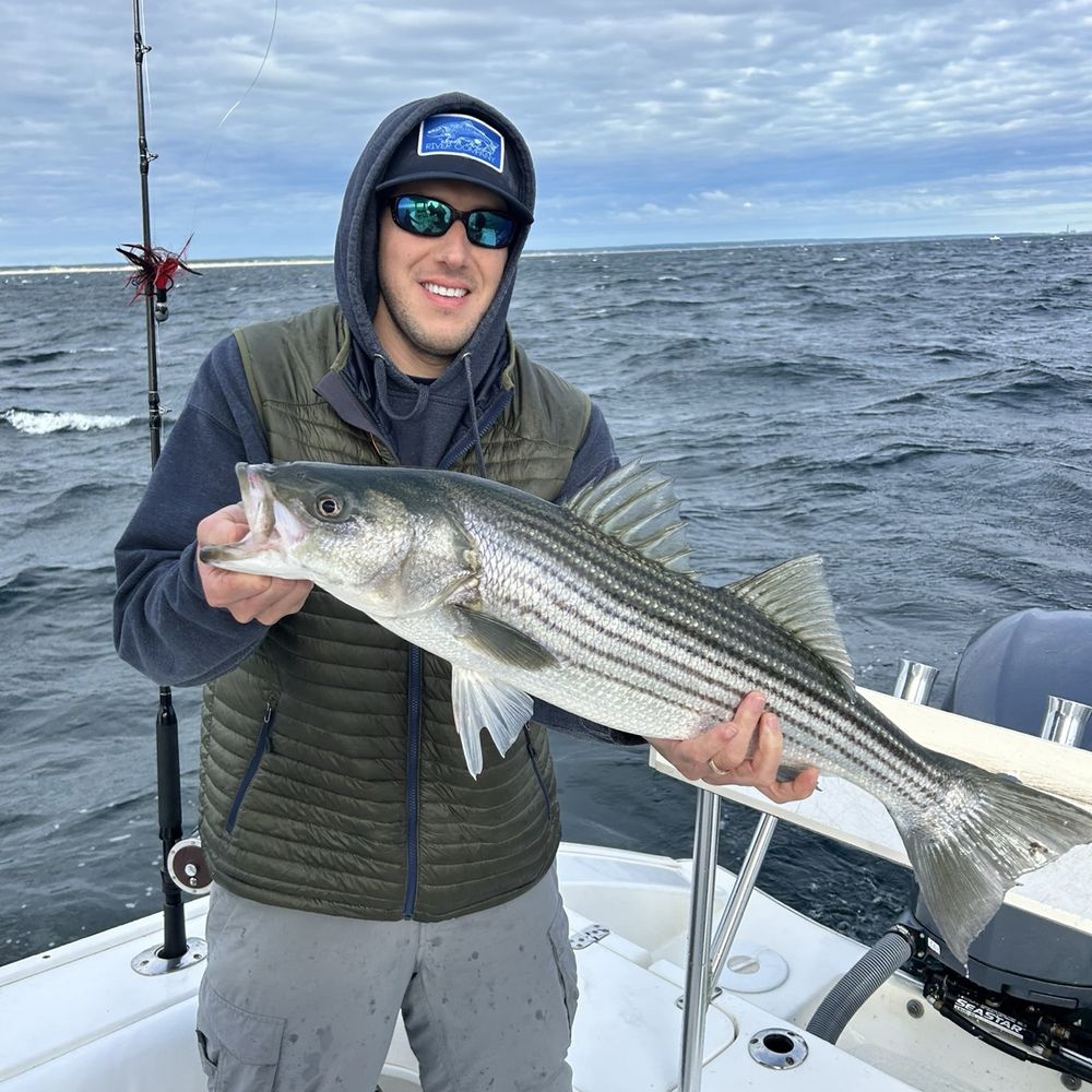 Blue Bandit Charters - Solid 28" slot striper - Boat Charters Near Me