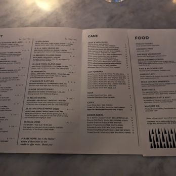 TØRST - Menu - Pubs Near Me - Brooklyn, New York
