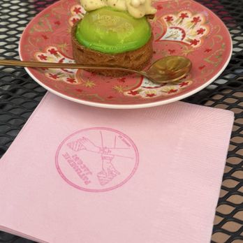 Patisserie Jacqui - Pistachio ganache filled tart base, topped with a layered dome of pistachio mousseline and raspberry mousse - Patisserie/Cake Shop Near Me - Bisbee, Arizona Patisserie Jacqui - Pistachio ganache filled tart base, topped with a layered dome of pistachio mousseline and raspberry mousse - Patisserie/Cake Shop Near Me - Bisbee, Arizona