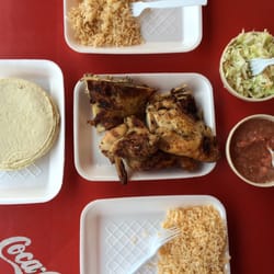 Pollo Bronco - Get the chicken fresh out the oven. Yummmm. (Salsa and cabbage are bland)